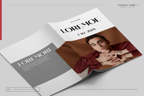 Flicket Font PNG with transparent background - Preview 2