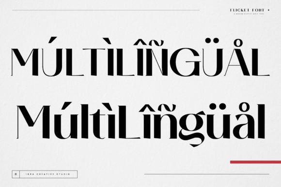 Flicket Font PNG with transparent background - Preview 3