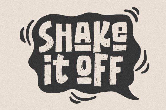Freaky Vibes Font PNG with transparent background - Preview 2