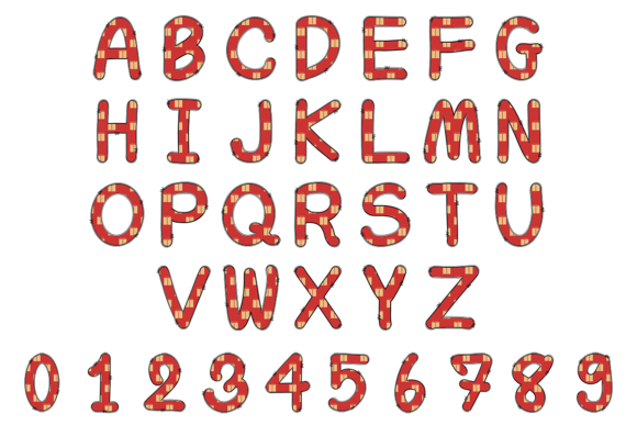 Gift Box Font - Preview 1