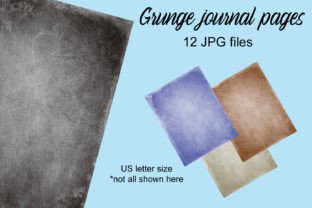 Grunge Journal Pages Graphic by Andrea Kostelic · Creative Fabrica