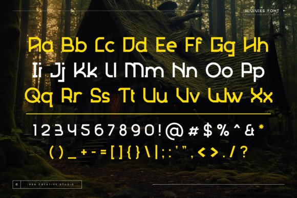 Hivives Font PNG with transparent background - Preview 5