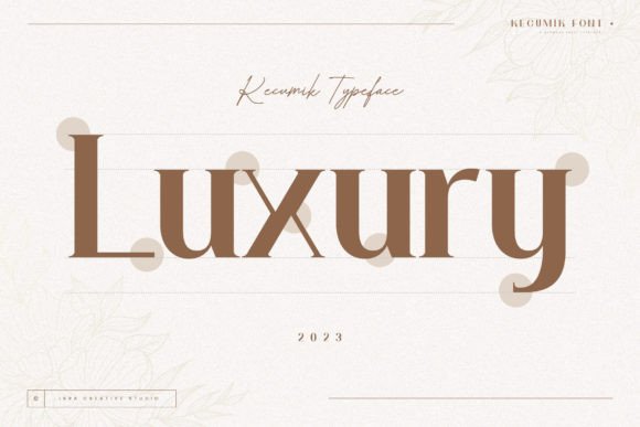 Kecumik Font PNG with transparent background - Preview 2