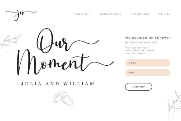 Montlake Font PNG with transparent background - Preview 3
