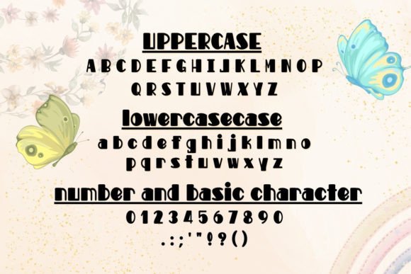Pastel Sky Font PNG with transparent background - Preview 4