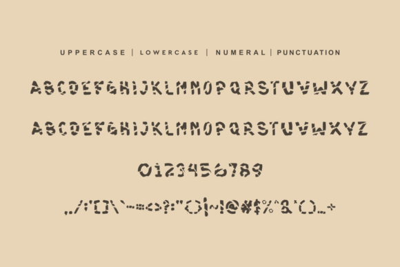 Ripped Grunge Font PNG with transparent background - Preview 4