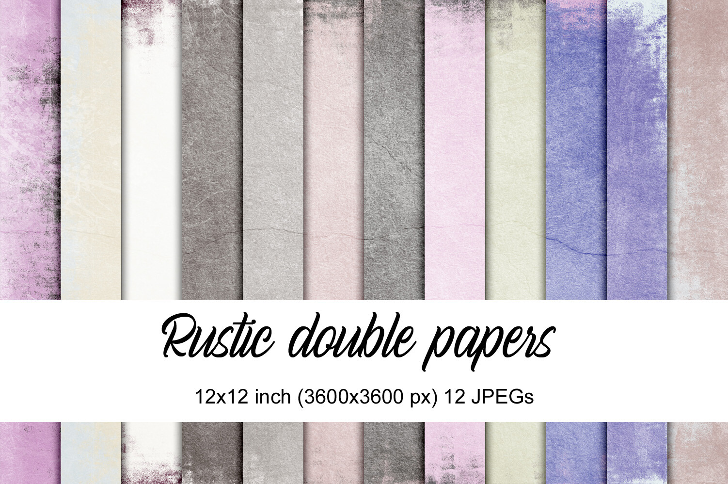 Rustic Double Papers Graphic by Andrea Kostelic · Creative Fabrica
