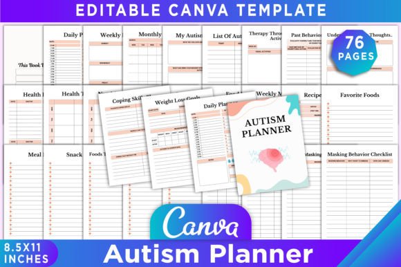 Autism Planner Canva Template