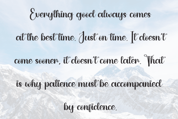 Coming Winter Font - Preview 5