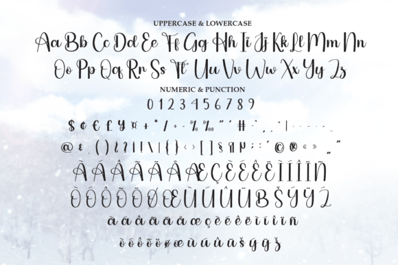 Coming Winter Font - Preview 6