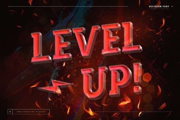 Destrion Font - Preview 3