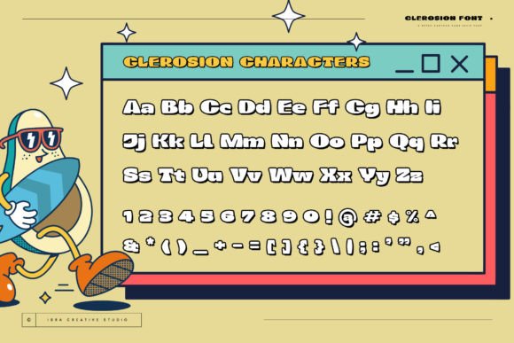 Glerosion Font - Preview 3