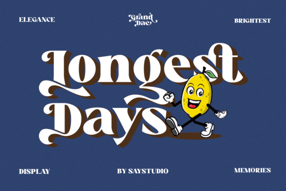 Grand Dae Font - Preview 2