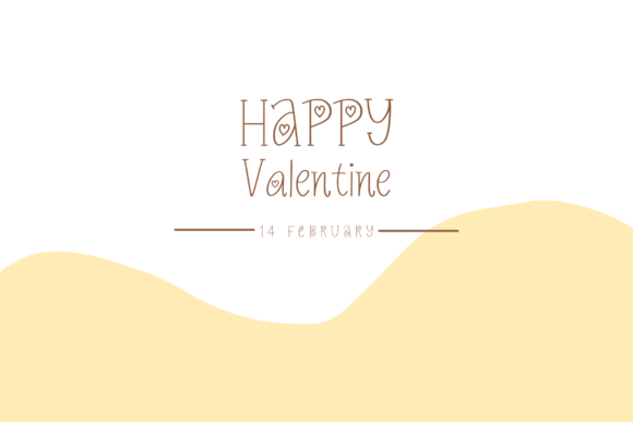 Happy Valentine Font - Preview 1