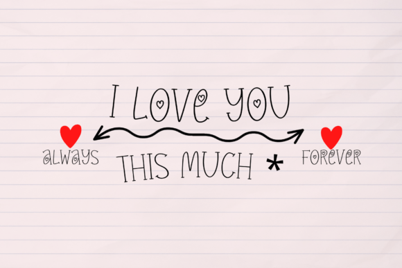 Happy Valentine Font - Preview 3