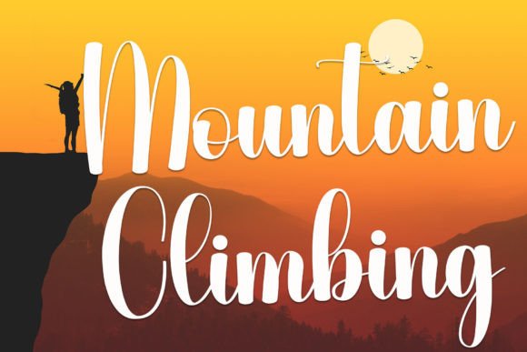 Hiking Font - Preview 3