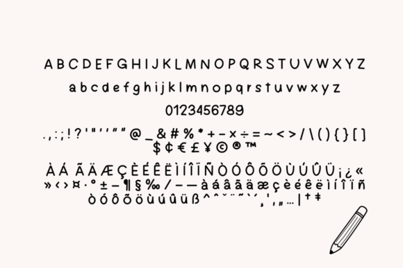 Lecture Day Font font preview - 4