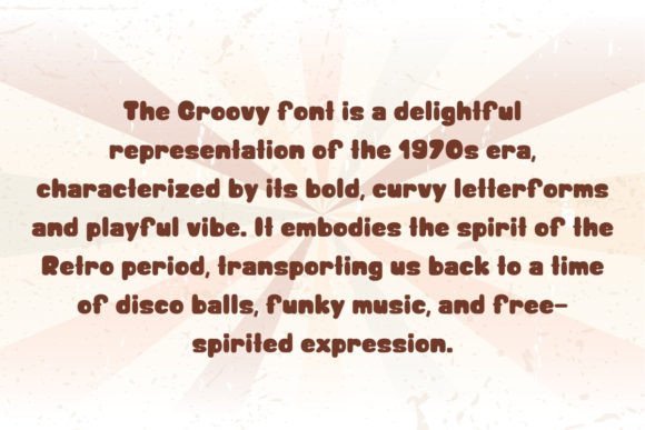 Magic Groovy Era Font PNG with transparent background - Preview 1