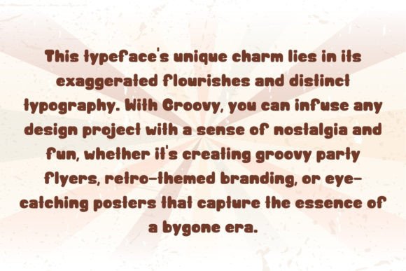 Magic Groovy Era Font PNG with transparent background - Preview 2