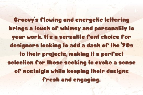 Magic Groovy Era Font PNG with transparent background - Preview 3