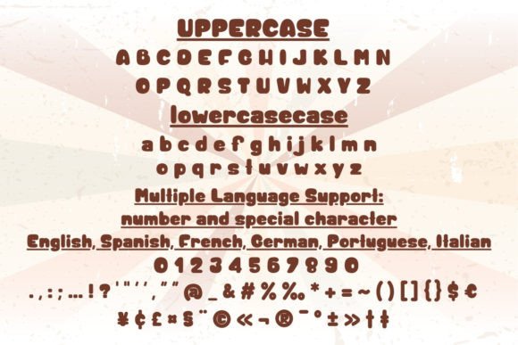 Magic Groovy Era Font PNG with transparent background - Preview 4