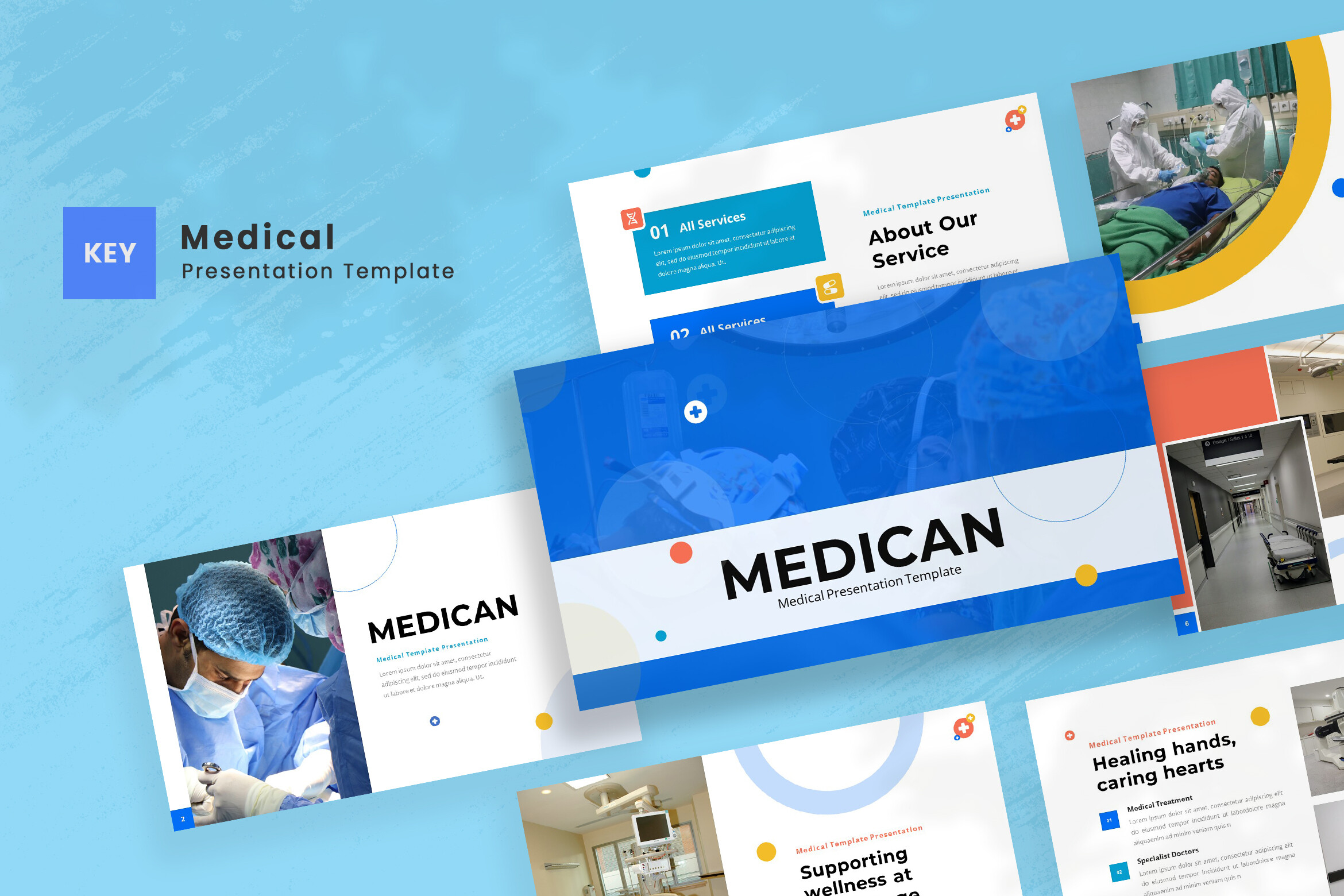 Plantilla de presentación de ponencia médica