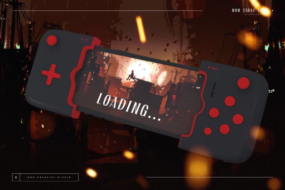 Nor Tidal Font PNG with transparent background - Preview 4