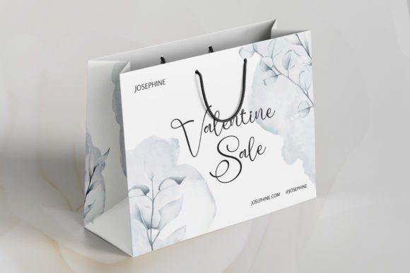 Romantica Vibes Font PNG with transparent background - Preview 2