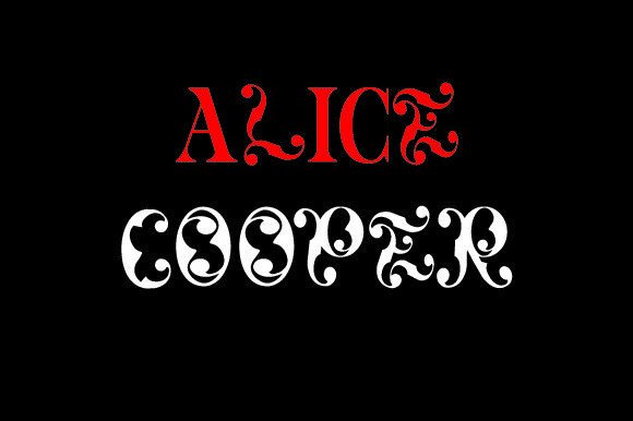 Slipknot Font font preview - 3