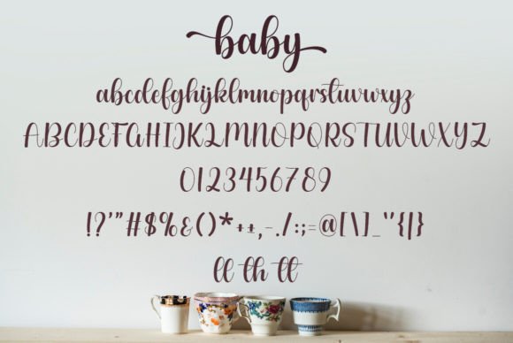 Baby Font - Preview 5