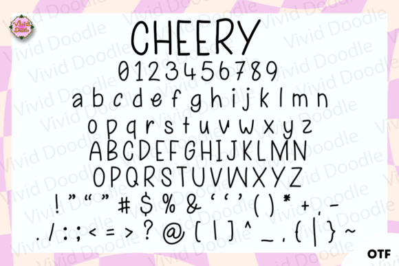 Cheery Font - Preview 1