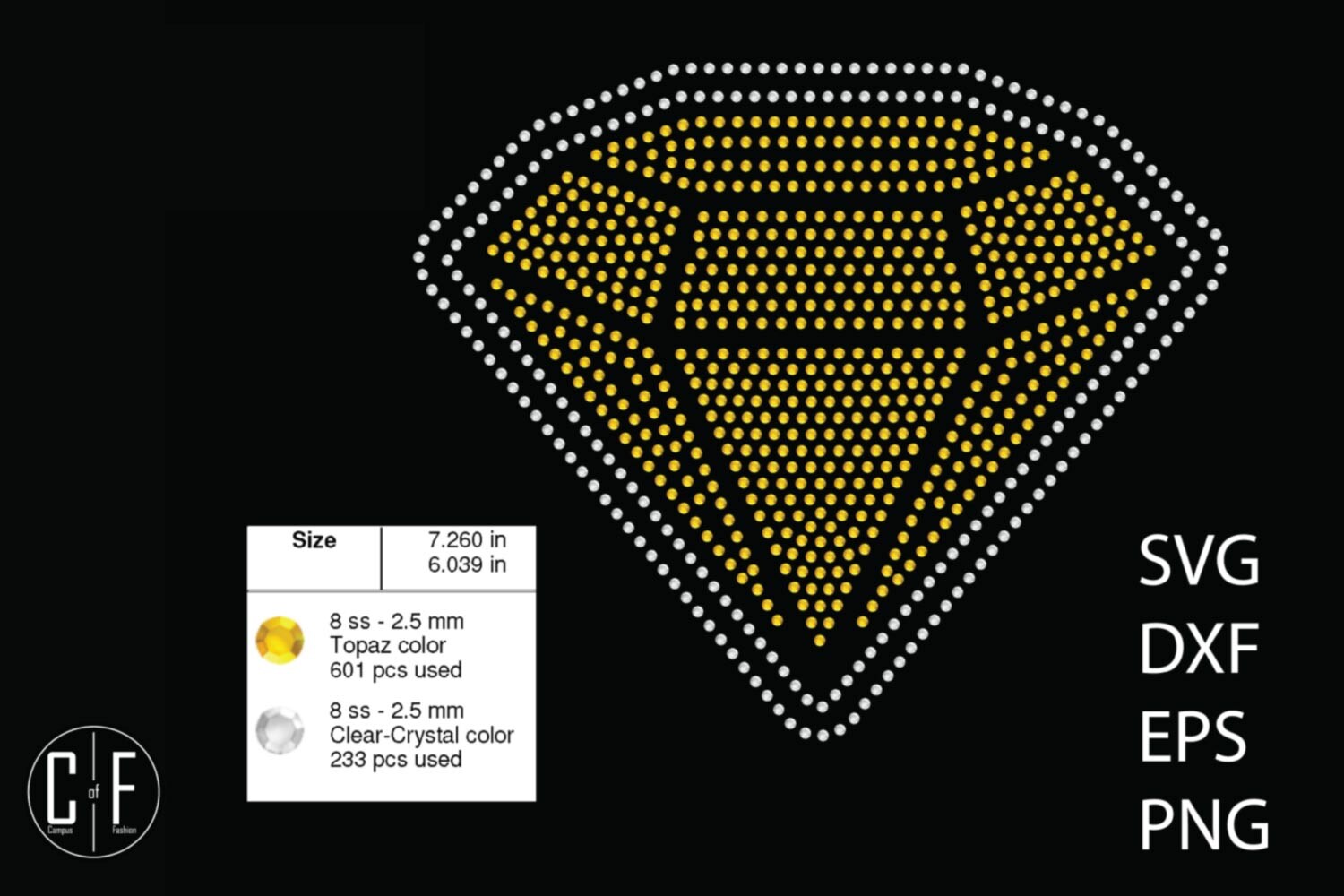 Diamond Rhinestone Template Graphic by campusoffashion · Creative Fabrica