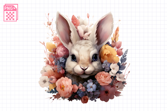 Easter Floral Clipart Sublimation Graphic by misba design · Creative ...