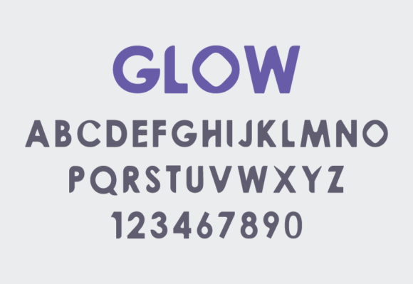 Glow Font - Preview 2