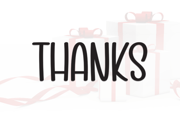 Present Font PNG with transparent background - Preview 6