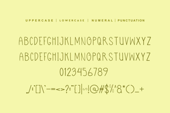 Shake Glike Font font preview - 4