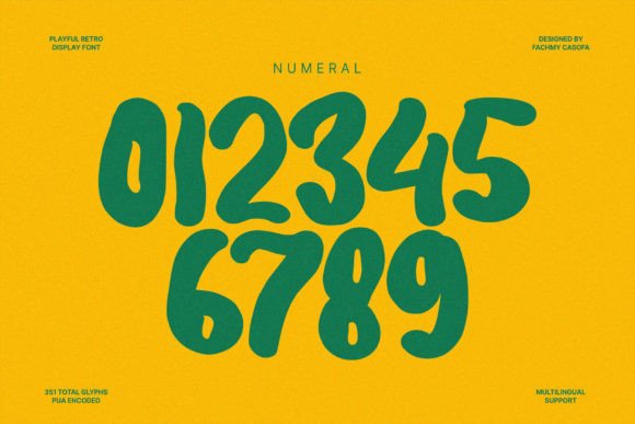 Benodes Unique Font - Preview 6