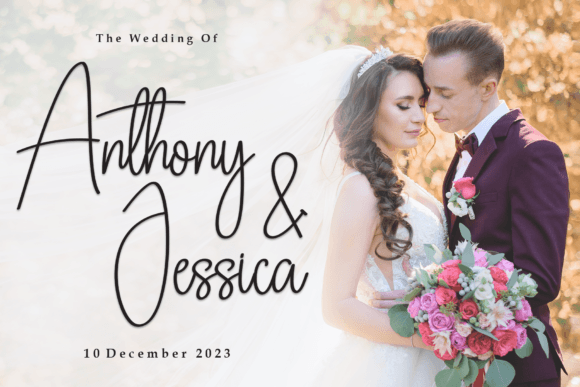 Bethany Signature Font - Preview 1