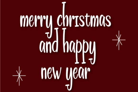 Better Christmas Font PNG with transparent background - Preview 4
