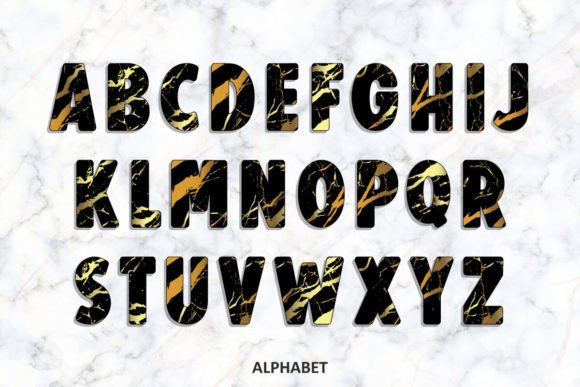 Black Marble Font - Preview 1