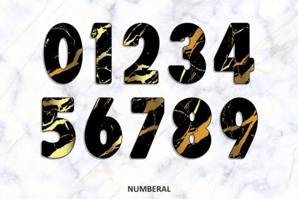 Black Marble Font - Preview 2