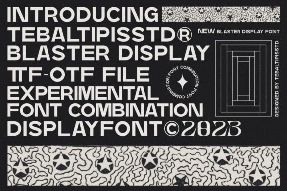 Blaster Display Font - Preview 2