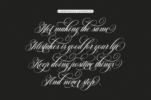 Bridgerton Font - Preview 2