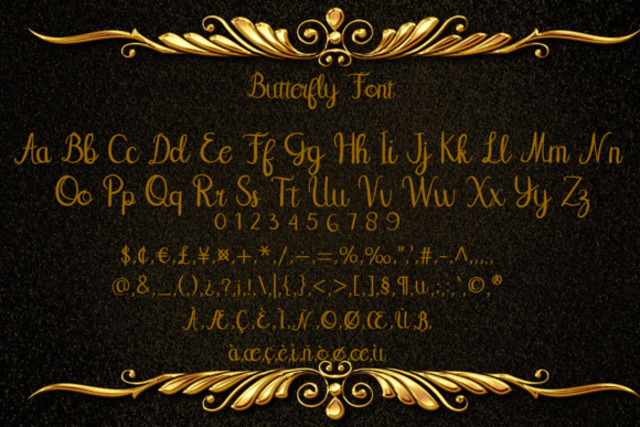 Butterfly Font - Preview 3