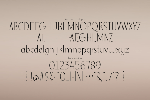 Cesmorel Font - Preview 1