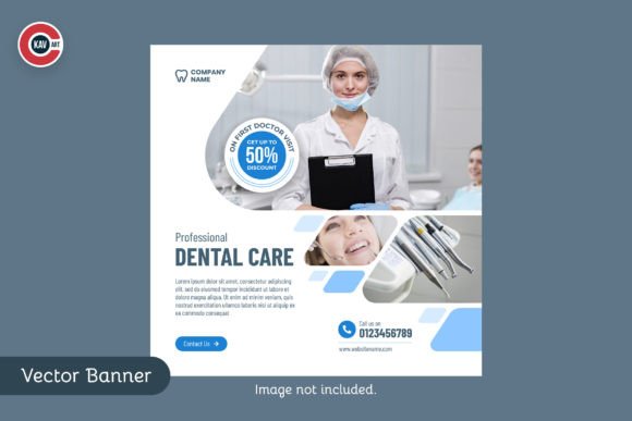 Wellness Instagram Template - Dental Banner