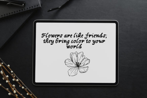 Girly Berry Font - Preview 1