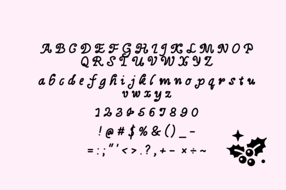 Girly Berry Font - Preview 4