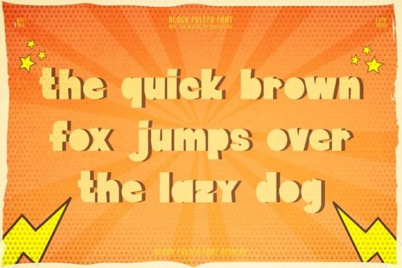Block Atella Font - Preview 1