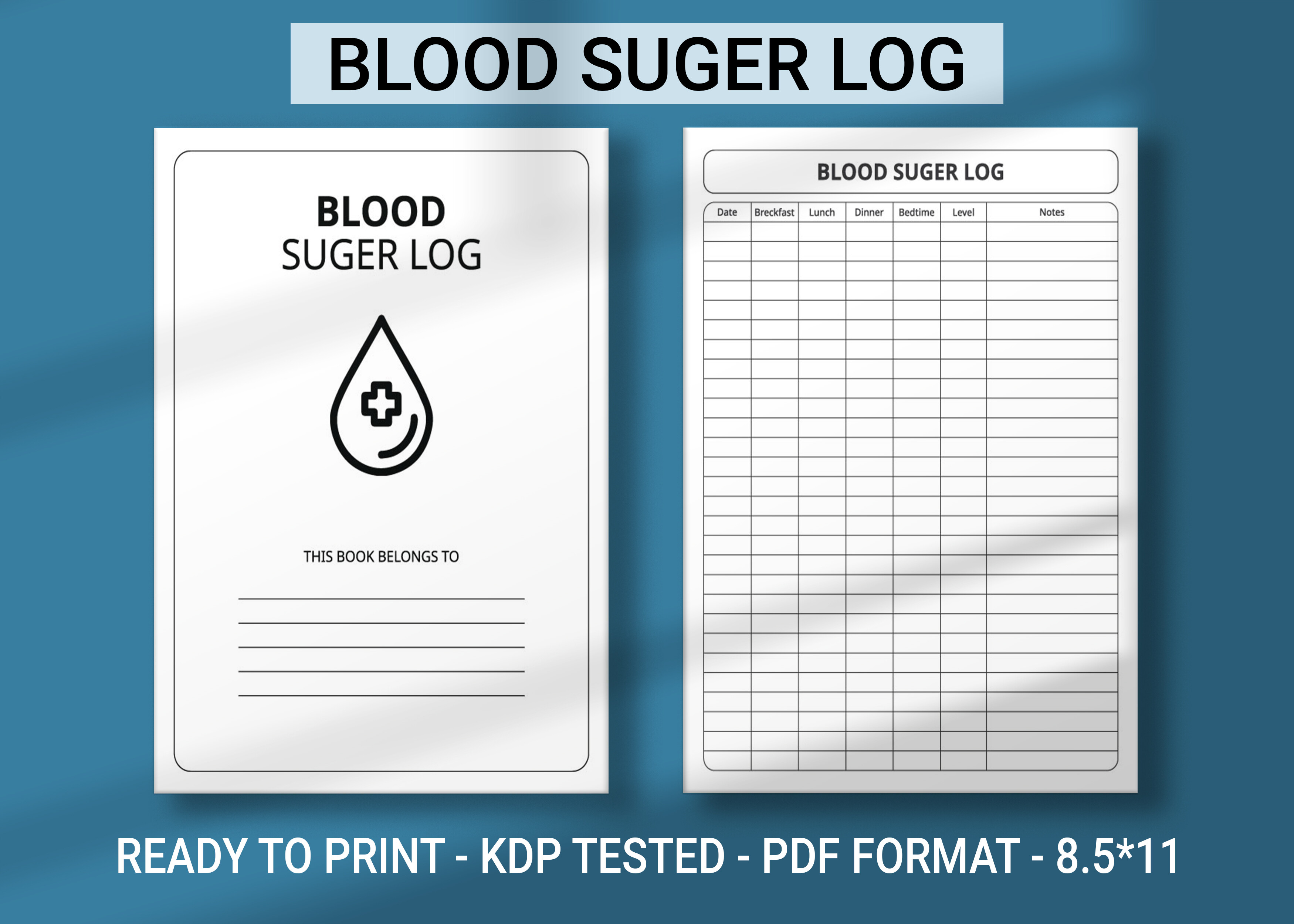 Blood Suger Log Vol.1 KDP Interior Graphic by MAYA DESIGN STORE ...